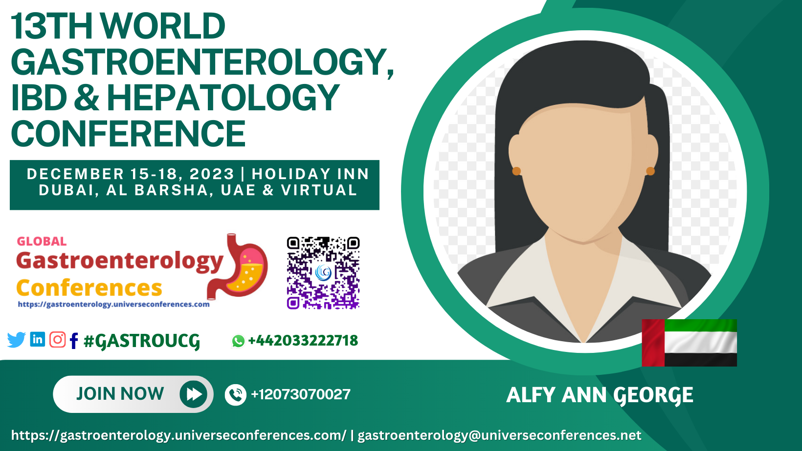 ALFY ANN GEORGE_13th World Gastroenterology, IBD & Hepatology Conference