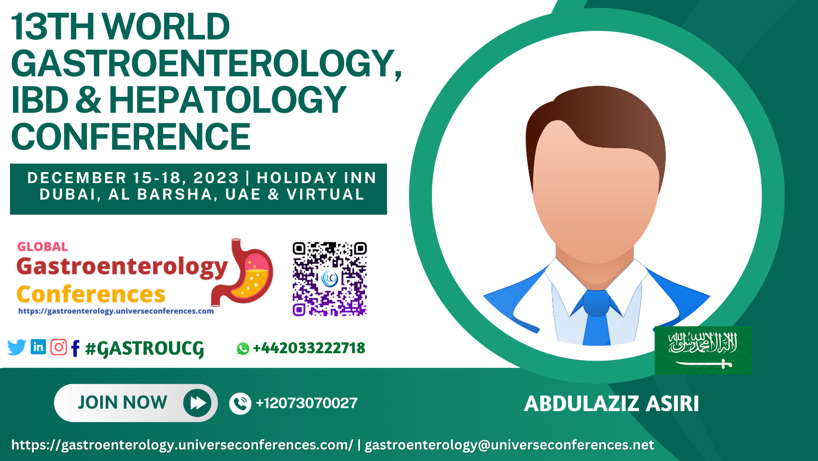 Abdulaziz Asiri_13th World Gastroenterology, IBD & Hepatology Conference