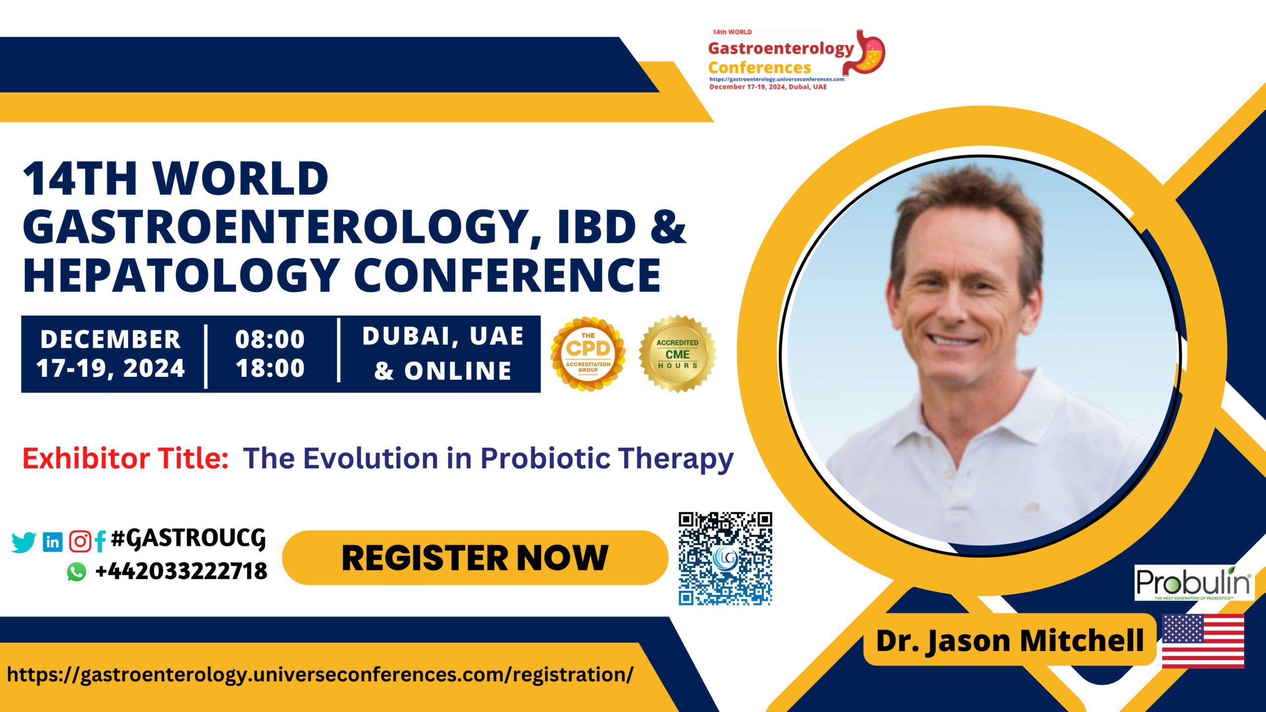 Dr. Jason Mitchell__14th World Gastroenterology, IBD & Hepatology Conference