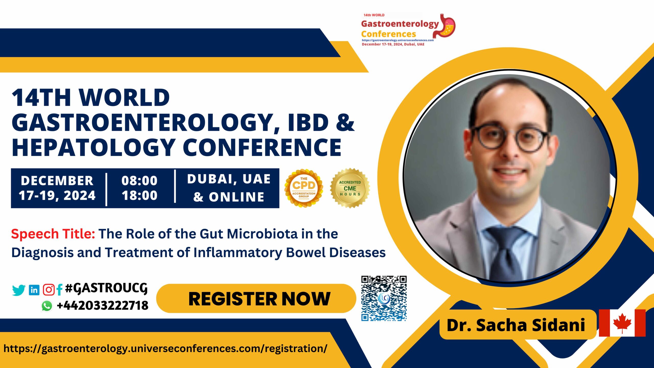 Dr. Sacha Sidani _14th World Gastroenterology, IBD & Hepatology Conference (1)