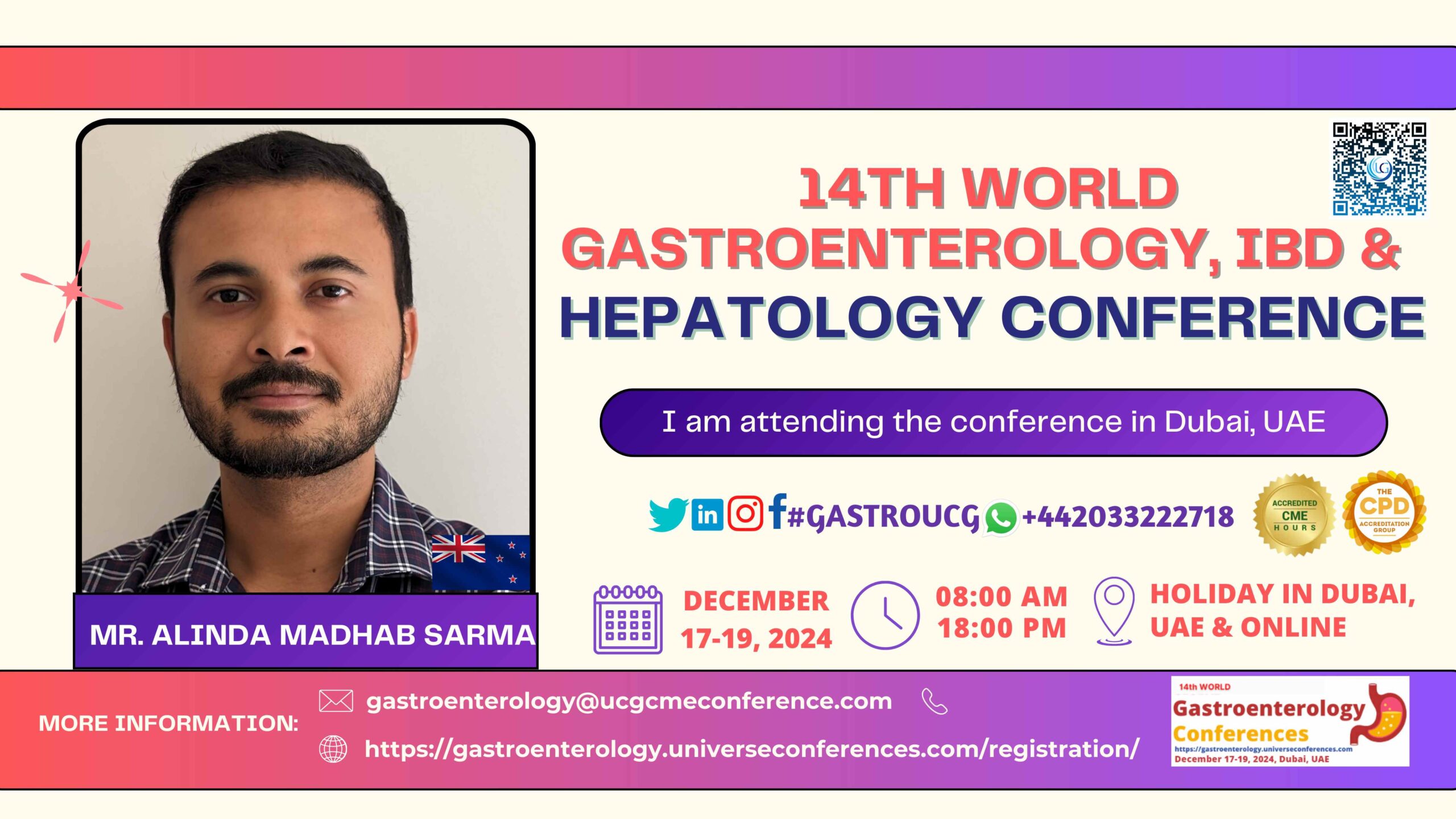 Mr. Alinda Madhab Sarma___14th World Gastroenterology, IBD & Hepatology Conference